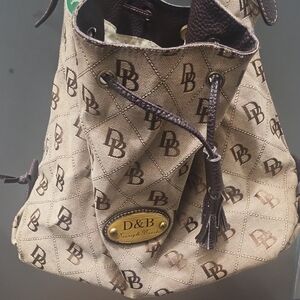 Dooney & Bourke Tan and Brown Women's Backpack